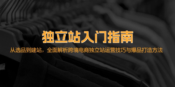 独立站入门指南：从选品到建站，全面解析跨境电商独立站运营技巧与爆品…-北漠网络