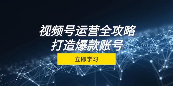 视频号运营全攻略，从定位到成交一站式学习，视频号核心秘诀，打造爆款…-北漠网络