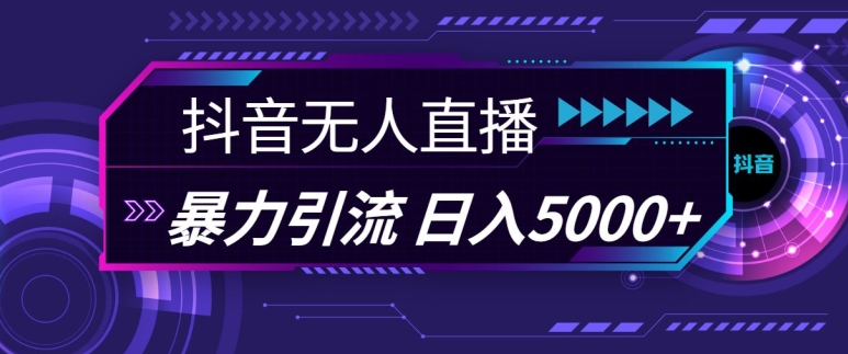 抖音快手视频号全平台通用无人直播引流法，利用图片模板和语音话术，暴力日引流100+创业粉-北漠网络