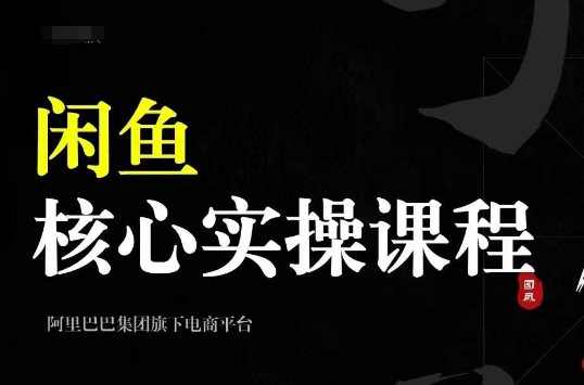 2024闲鱼核心实操课程，从养号、选品、发布、销售，教你做一个出单的闲鱼号-北漠网络