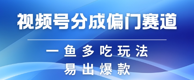 视频号创作者分成计划偏门类目，容易爆流，实拍内容简单易做-北漠网络