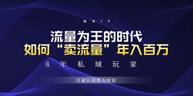 如何利用“流量变现”策略实现年收入百万，掌握跨周期的绝对蓝海市场项目-北漠网络