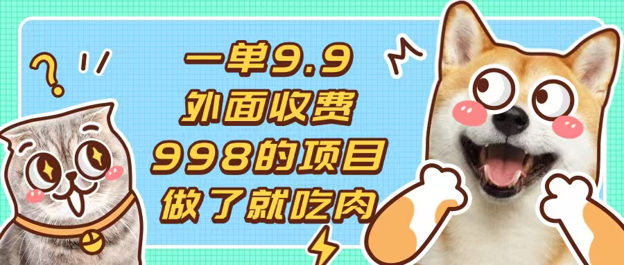 9.9元低成本项目 适合所有人 无需经验 快速上手 1分钟内完成作品制作-北漠网络