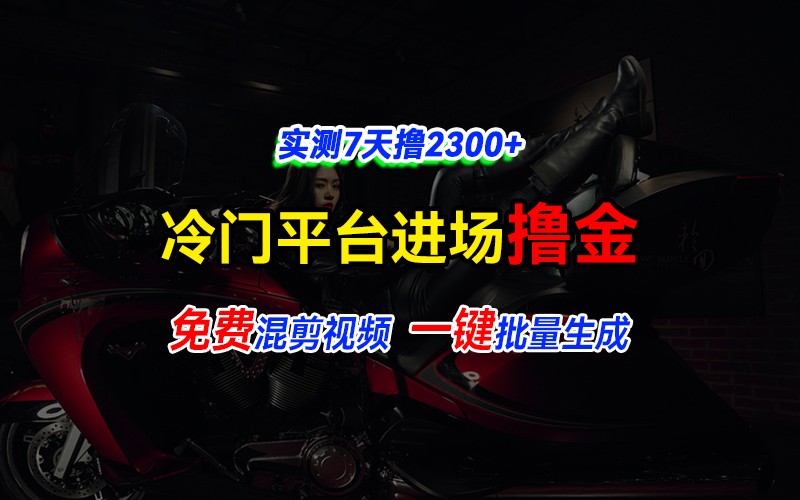 探索新兴平台Vivo视频：零成本快速入门，轻松赚取收益。掌握视频混剪技巧，实现批量视频创作，7天实测收益超2300元。-北漠网络