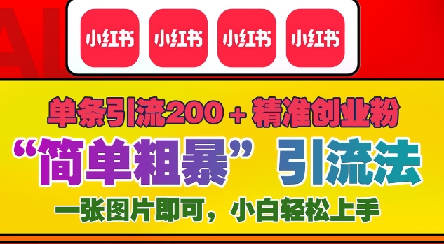 12月小红书高效引流秘籍：单条内容吸引200+高质量创业粉丝-北漠网络