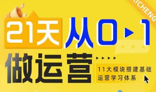 21天零基础到精通：全面掌握运营技能，11个关键维度构建高效运营学习框架-北漠网络
