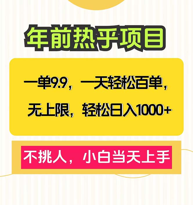 9.9元起，日赚百单无上限，适合所有人，新手也能快速上手，轻松实现日入过千-北漠网络