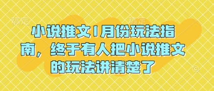 1月份小说推广策略全解析：掌握这些技巧，让你的小说推文效果翻倍！-北漠网络