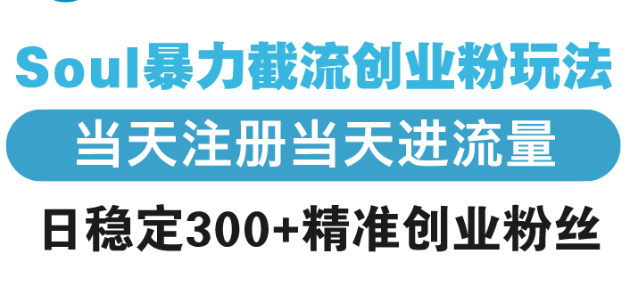 Soul平台高效引流策略：快速注册实现日增300+精准创业粉丝，当天见效-北漠网络