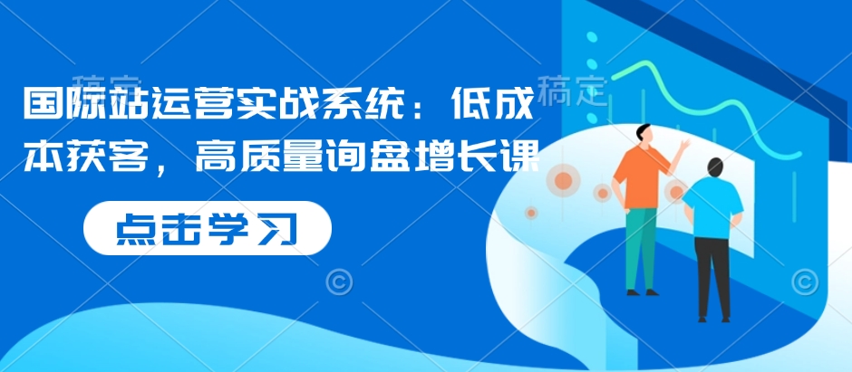 国际站运营策略：高效低成本获客技巧，提升询盘质量与增长的实战课程-北漠网络