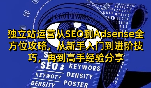 独立站运营：SEO优化、Adsense广告收入提升策略，新手到高手的全方位实战技巧指南-北漠网络