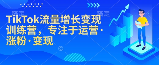 TikTok流量增长变现训练营，专注于运营·涨粉·变现-北漠网络