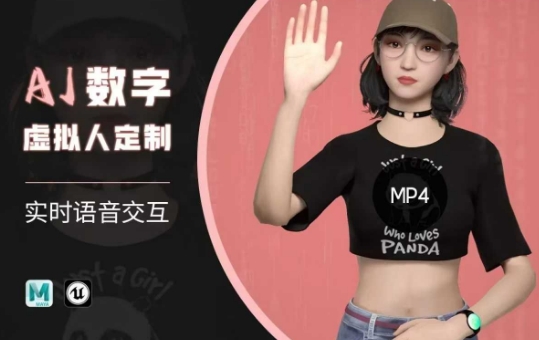 Ai数字人虚拟(智能体)实时语音交互特训营，​自行定制超写实角色AI数字人交互技术-北漠网络