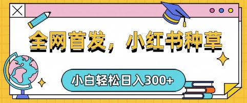 小红书种草，手机项目，日入3张，复制黏贴即可，可矩阵操作，动手不动脑-北漠网络