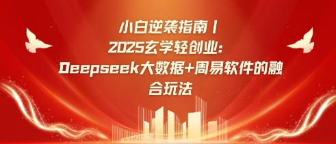 小白逆袭指南，2025玄学轻创业：Deepseek大数据+周易算法的融合玩法-北漠网络