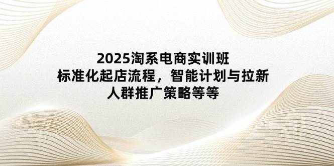 2025年淘系电商实训班：掌握标准化开店流程、智能化营销计划与人群推广策略-北漠网络