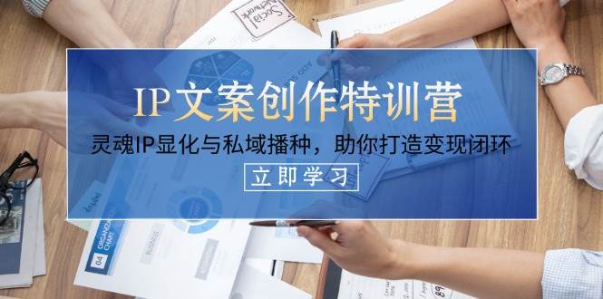 \”IP文案创作特训营：灵魂IP显化与私域播种，助力构建变现闭环（14节课）\”-北漠网络