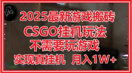 2025年最新游戏搬砖攻略：CSGO挂G方式，无需实际游戏，轻松实现月入1万+-北漠网络