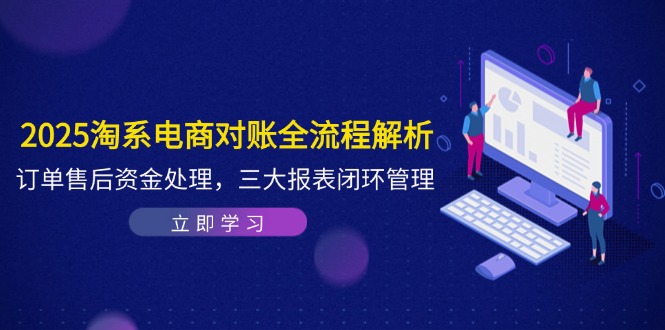 2025年淘系电商全流程对账指南：订单售后资金管理与三大报表闭环解析-北漠网络