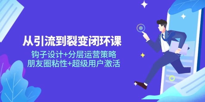 引流到裂变闭环的终极课程：钩子设计与分层运营策略，提升朋友圈粘性与激活超级用户分析-北漠网络