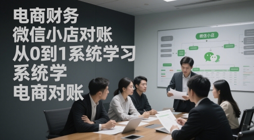 电商财务：从零基础到精通微信小店对账的系统学习指南-北漠网络