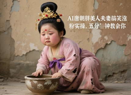 唐朝胖美人夫妻幽默搞笑涨粉秘籍，五分钟轻松学会-北漠网络