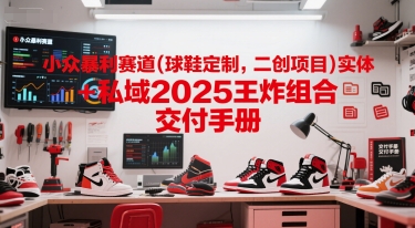 小众暴利赛道：2025球鞋定制与二次创作项目实体私域交付手册指南-北漠网络