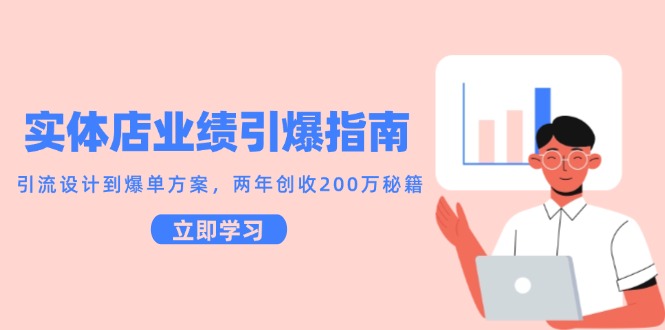 实体店业绩提升秘籍：引流设计与爆单方案，助力两年创收200万元-北漠网络