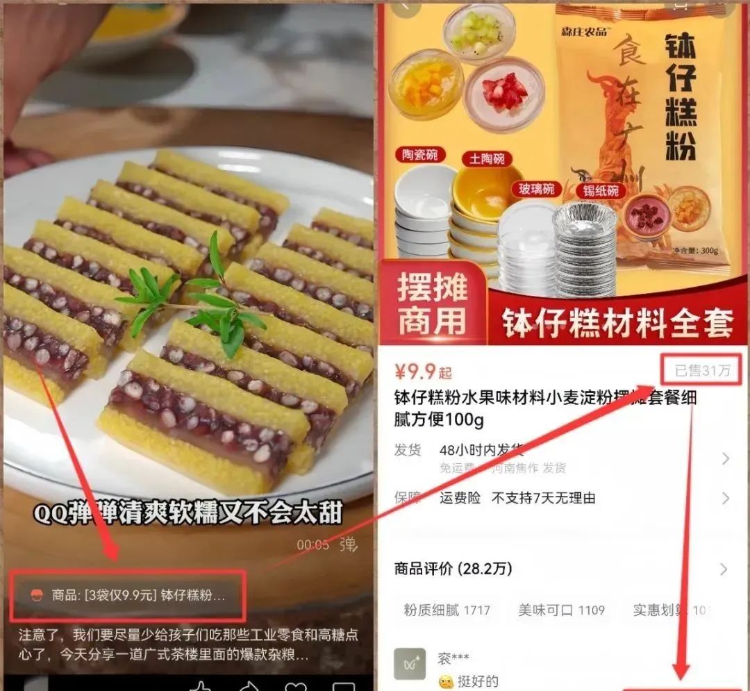 高佣金收益示例
